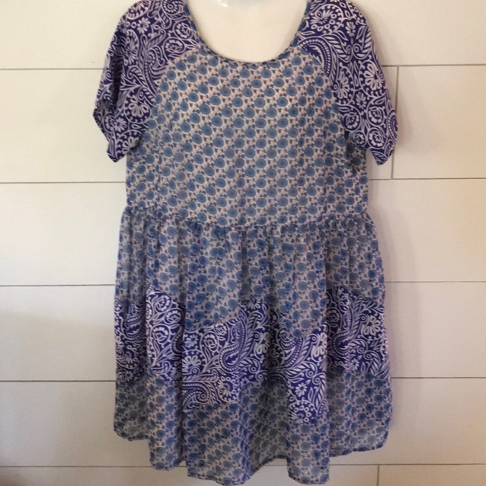 Blue Patterned ASOS Dress - Picture 2 of 6